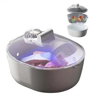 Устройство лоток для размораживания продуктов с корзиной для сушки DEFROSTER 1200 мАч 2 скорости Белый 087k 13454 фото