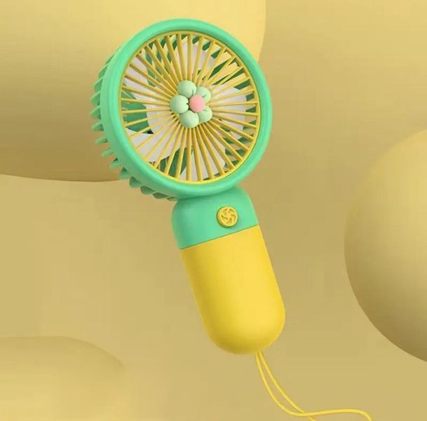 Портативний міні вентилятор з USB підставкою Handheld Fan 045p 13975 фото