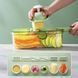 Слайсер-овочерізка Multifunctional Vegetable Cutter з контейнером 4 в 1 094k 13463 фото 7