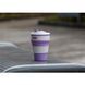 Складна силіконова чашка UKC Розкладний стакан силіконовий Ліловий 072n lilac 13784 фото 5