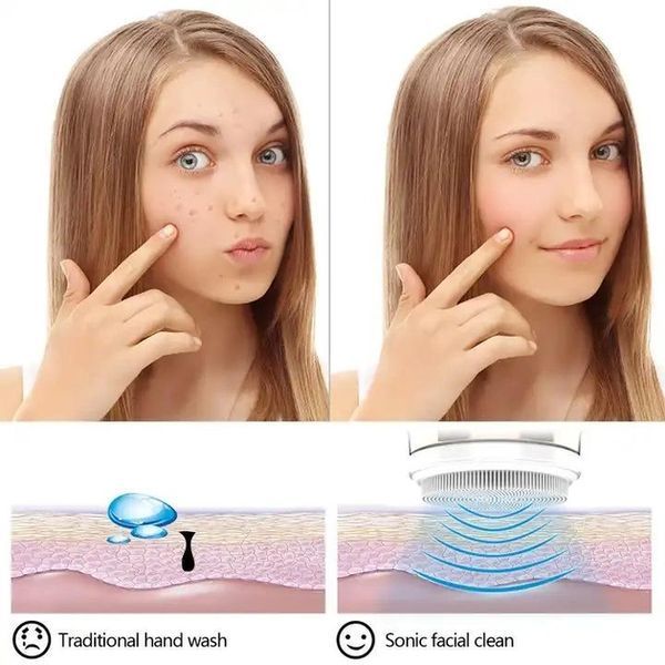 Щітка для обличчя Soniс Facial Cleansing Brush LT-606 з насадками 12557 фото