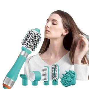 Мультистайлер для волос Enzo EN 750 Volumizer 6 В 1 Blow-out Brush Фен для придания объёма волосам, Стайлер для укладки волос 12121 фото