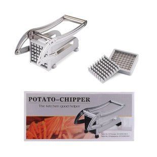 Картоплерізка Potato Chipper овочерізка ручна механічна, пристрій для нарізки картоплі фрі 12286 фото