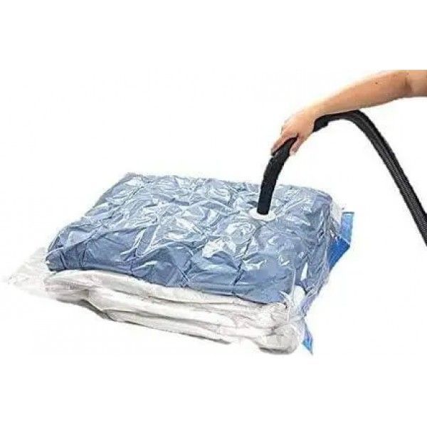 Вакуумні пакети Vacuum Bag чохли для зберігання речей 68x98 см Прозорий 10шт E545KZ2 12270 фото