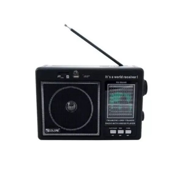 Радиоприёмник портативный аккумуляторный RX-99UAR FM радио с USB выходом 956HNJ8S4V 12543 фото
