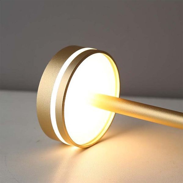 Беспроводная светодиодная настольная LED лампа для чтения с плавным монохромным затемнением A21 014k 13366 фото