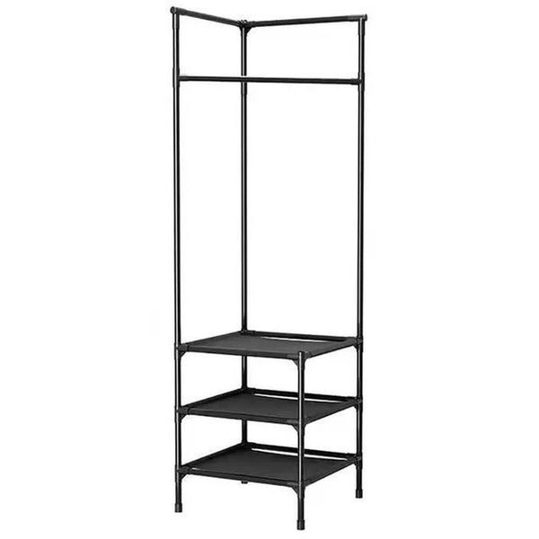 Кутова вішалка в передпокій з підставкою для взуття Corner coat rack 017k 13369 фото