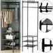 Кутова вішалка в передпокій з підставкою для взуття Corner coat rack 017k 13369 фото 2