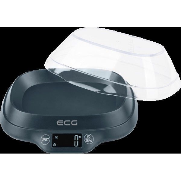 Кухонные весы электронные ECG KV 1120 SM 5 кг Высокоточный тензодатчик Сигнализация перегрузки Чехия (YU-432) 529 фото