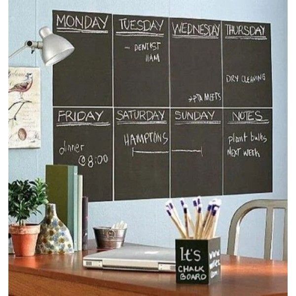 Самоклеющаяся пленка для рисования мелом 200х45 см Black Board Sticker (Наклейка для рисования) 11208 фото