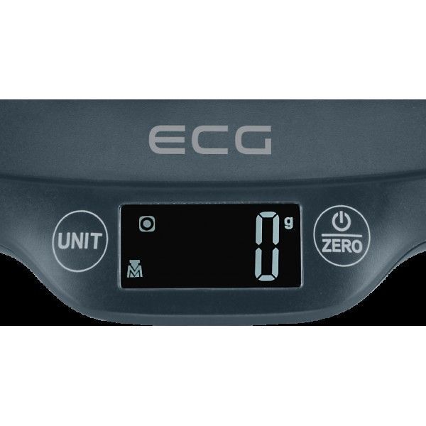 Кухонные весы электронные ECG KV 1120 SM 5 кг Высокоточный тензодатчик Сигнализация перегрузки Чехия (YU-432) 529 фото