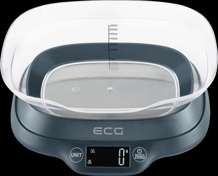 Кухонные весы электронные ECG KV 1120 SM 5 кг Высокоточный тензодатчик Сигнализация перегрузки Чехия (YU-432) 529 фото