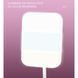 Квадратное зеркало для макияжа, косметическое зеркало с LED с яркой лед подсветкой, встроенным аккумулятором 068k 13425 фото 6
