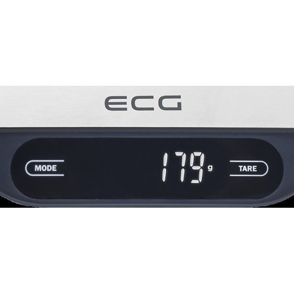 Лучшие Весы кухонные ECG KV 215 S настольные электронные Нержавеющая сталь 15 кг Чехия (UY-076) 530 фото