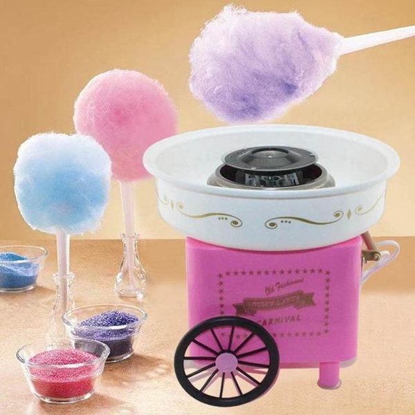 Апарат для солодкої вати для дому Candy Maker машинка для приготування солодкої вати на колесах G-0102 7121 фото
