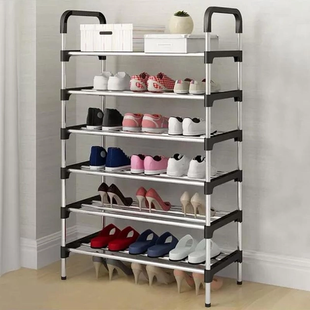 Полка для обуви складная New shoe rack Органайзер стойка 6 секций 56х28х113см 12463 фото