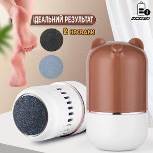 Електрична роликова пилка EasyFit EF441 пемза для п'яток з всмоктуванням пилу, 2 насадки 12976 фото