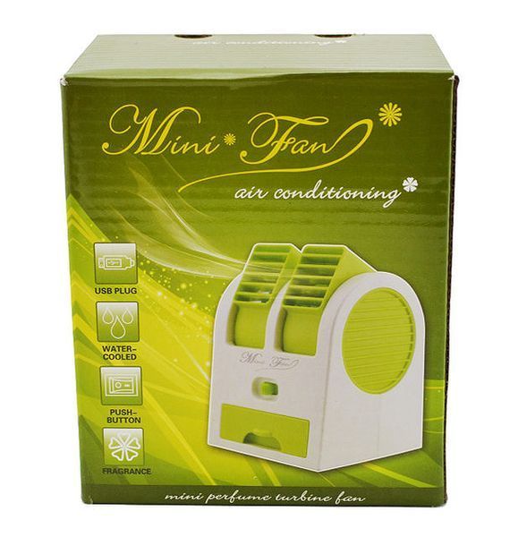 Міні кондиціонер Conditioning Air Cooler USB Electric Mini Fan 13031 фото
