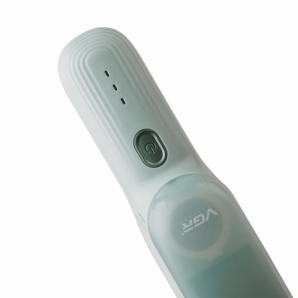 Машинка для стрижки дітей безшумна з витяжкою VGR V-155 Зелена 047p 13977 фото