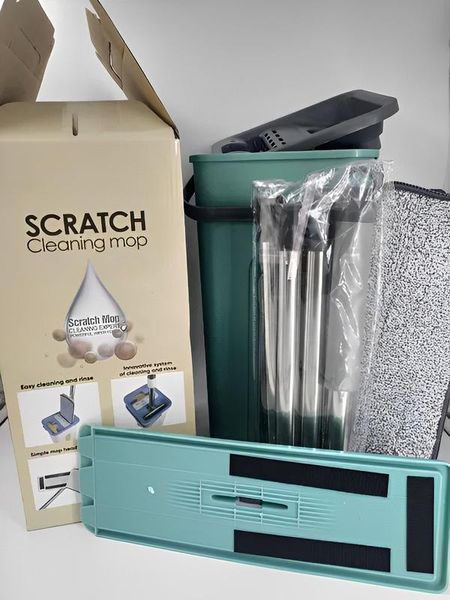 Швабра з відром Scratch Cleaning Easy Mop 10л 12468 фото