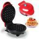 Вафельница UKC Waffle Maker XL-287 с антипригарным покрытием Красная 350 Вт Нержавеющая сталь 14465 фото 1