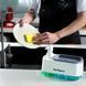 Дозатор рідкого мила Dish Soap Dispenser для мийного засобу з губкою 14364 фото 5