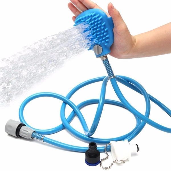Щетка для купания собак Aquapaw Перчатка душ для мойки животных 12794 фото