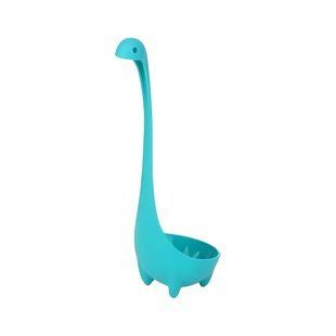 Половник кухонный, ложка для супа, пунша, пластиковая Nessie, бирюзовый 14470 фото