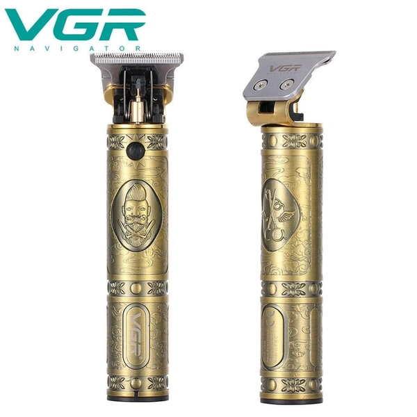 Аккумуляторная машинка для стрижки волос VGR V-085 Триммер окантовочный для бороды и усов 11805 фото