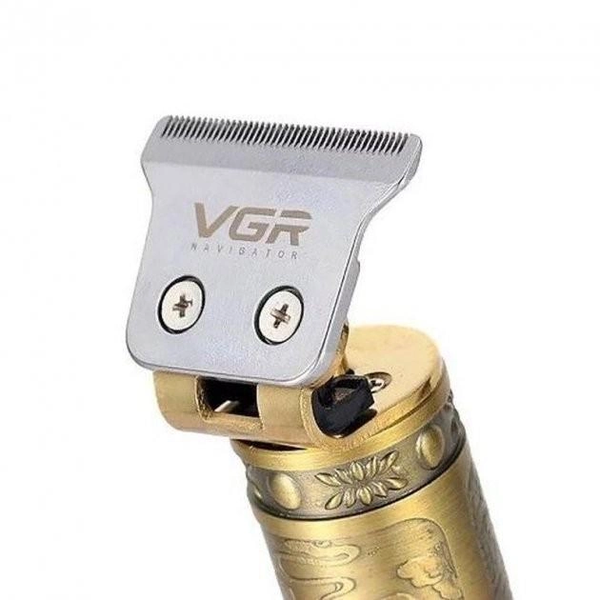 Аккумуляторная машинка для стрижки волос VGR V-085 Триммер окантовочный для бороды и усов 11805 фото