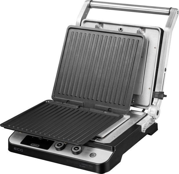 Гриль барбекю електричний для дому ECG KG 1000 Gourmet Чехія 2000 Вт 583 фото