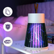 Лампа пастка для комах акумуляторна Electric Shock Світлодіодний знищувач комарів USB 12257 фото 1