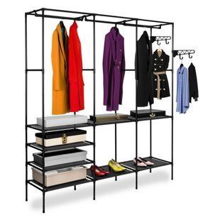 Підлогова вішалка-стійка для одягу RIAS Walking Wardrobe 170х160х36см Black 14029 фото