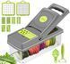 Багатофункціональна овочерізка 14 в 1 Veggie Slicer ситечко для яєць і ніж для очищення овочів 13350 фото 10