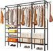 Напольная вешалка-стойка для одежды RIAS Walking Wardrobe 170х160х36см Black 14029 фото 2