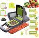 Багатофункціональна овочерізка 14 в 1 Veggie Slicer ситечко для яєць і ніж для очищення овочів 13350 фото 4