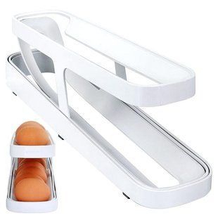 Контейнер-лоток для яиц W41 Egg Dispenser компактный двухуровневый органайзер для хранения яиц 13121 фото