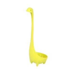 Половник кухонный, ложка для супа, пунша, пластиковая Nessie, желтый 14473 фото