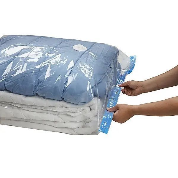 Вакуумные пакеты Vacuum Bag чехлы для хранения вещей 68x98 см Прозрачный E545KZ2 12259 фото