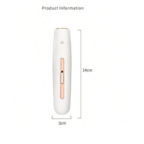 Портативная женская мини-электробритва Body Touch Up для удаления волос с usb 12425 фото