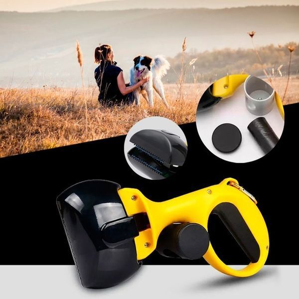 Автоматический совок для уборки за собаками Средний Щипцы для уборки за животными (097n) 13813 фото