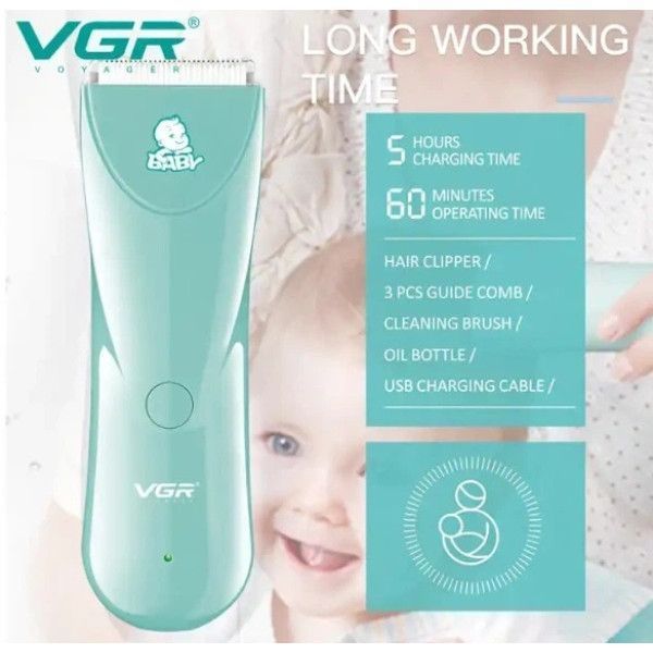 Акумуляторна машинка для стрижки дітей VGR V-150 14887 фото
