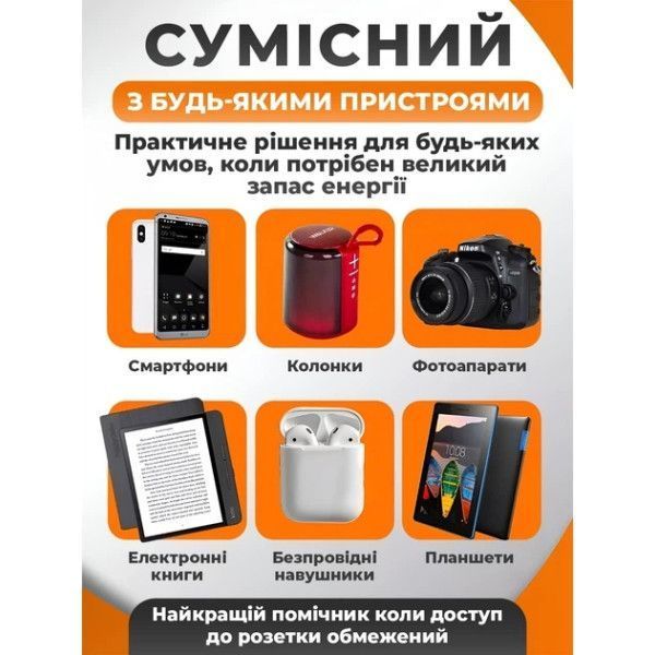 Павербанк KPG KPG-402X 40000 mAh Black-Grey 14888 фото
