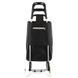 Тачка продуктовая на колесах Складная тележка хозяйственная сумка шоппер 30л Черный 12481 фото 8