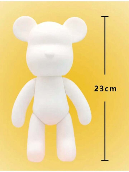 Флюїдний ведмедик WOW Creative Fluid Bear Набір для творчості з фарбами ведмедик 23 см Жовтий 12205 фото