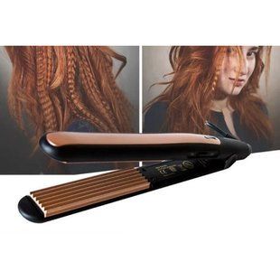 Утюжок гофре для укладки волос Gemei GM-2955 с турмалиновым покрытием 020n 13719 фото