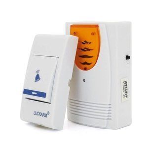 Дверной звонок Luckarm Intelligent 8203 orange на батарейках (036s) 14283 фото