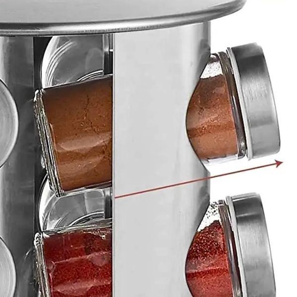 Набір для спецій Spice Carousel карусель для спецій 16 ємностей 12439 фото