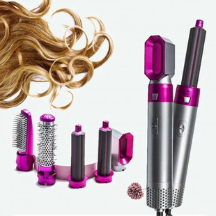 Фен мультистайлер Hot Air Styler PRO Стайлер 5в1 укладки волос и придания объема 1000Вт 11991 фото