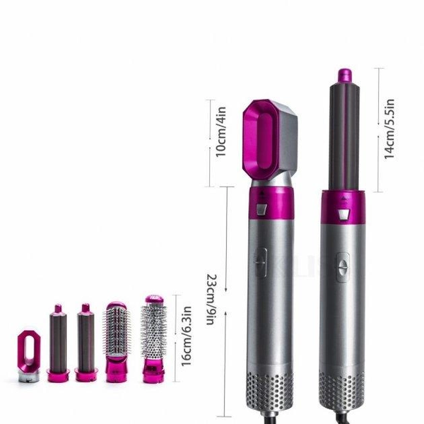 Фен мультистайлер Hot Air Styler PRO Стайлер 5в1 укладки волос и придания объема 1000Вт 11991 фото